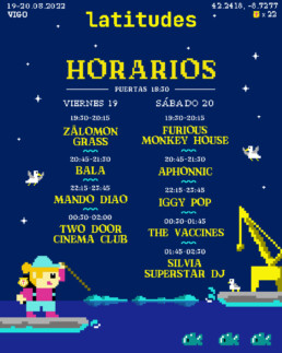 Horarios Festival Latitudes 2022